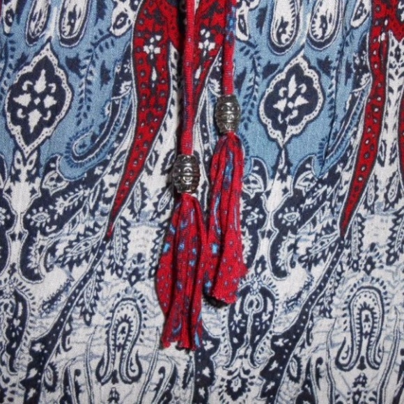 Womens Bila Short Crinkle Rayon India Skirt Large - Picture 5 of 7